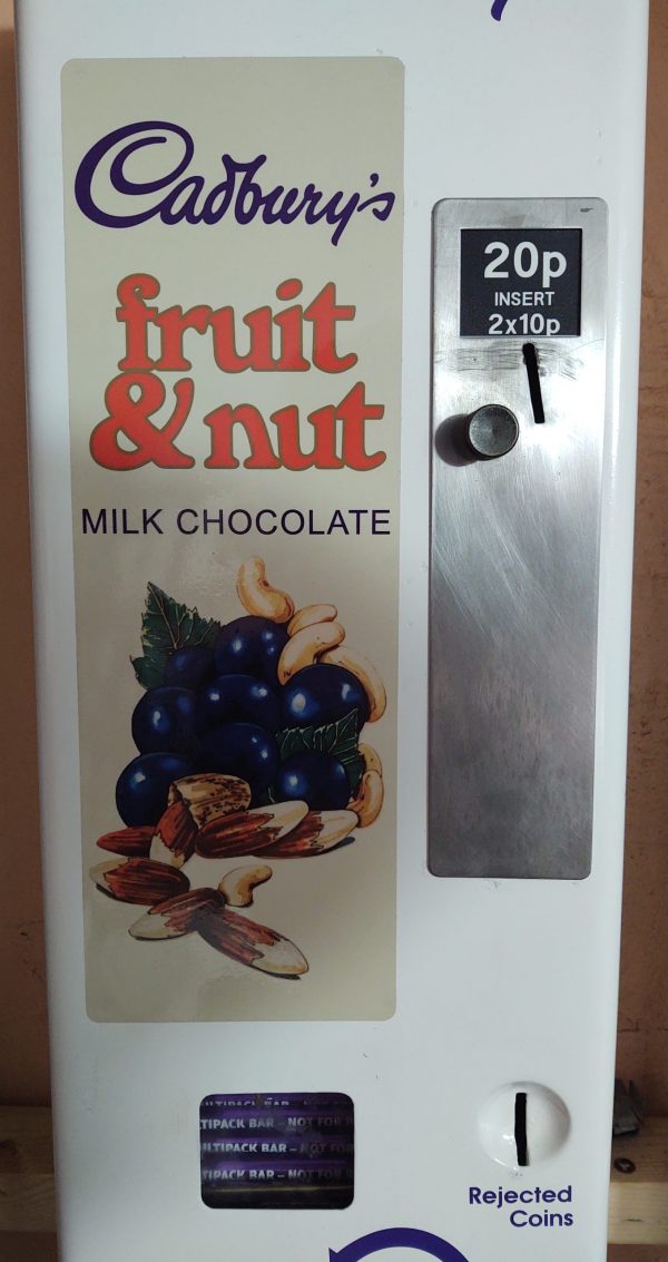 SOLD Cadburys Fruit and Nut Chocolate Vending Machine Rose Cottage
